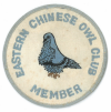 Eastern Chinese Owl Club - old style patch